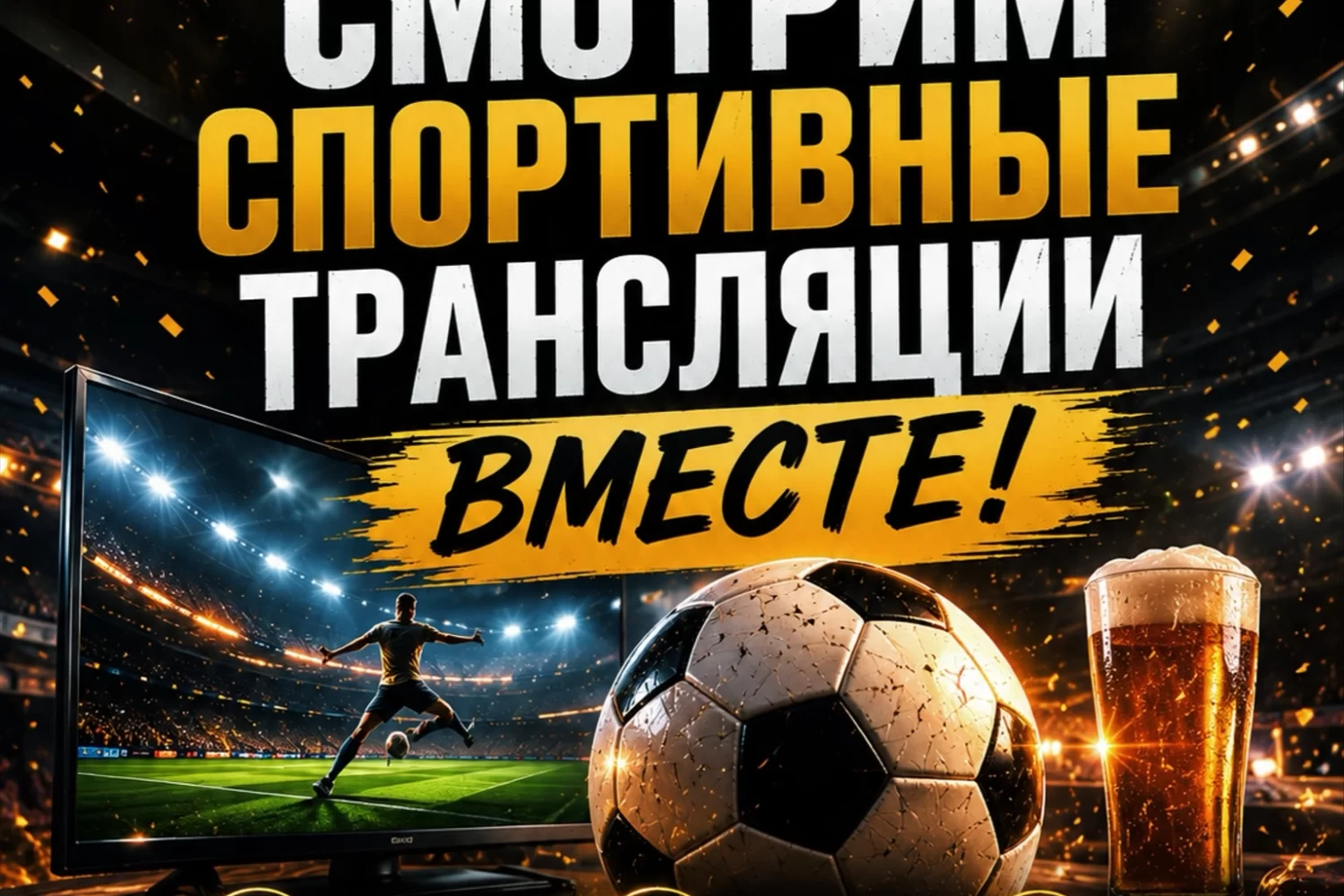 Смотрим спортивные трансляции вместе 🔥